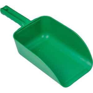 Remco 15x6-1/2 inch Polypropylene Large Green Hand Scoop, 65002