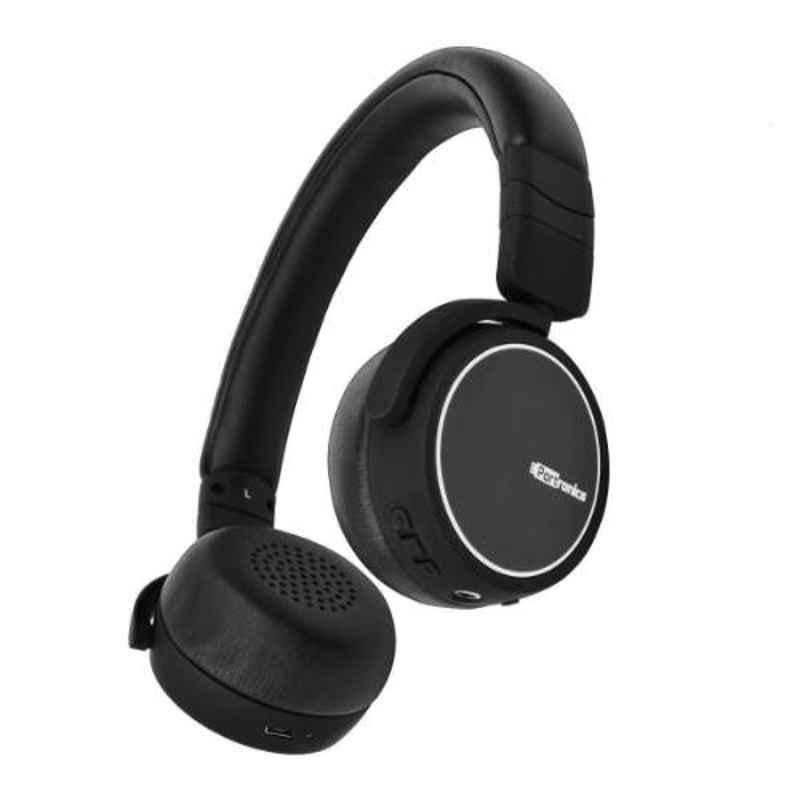 Portronics Muffs R Black Bluetooth Headphone with Mic, POR-004