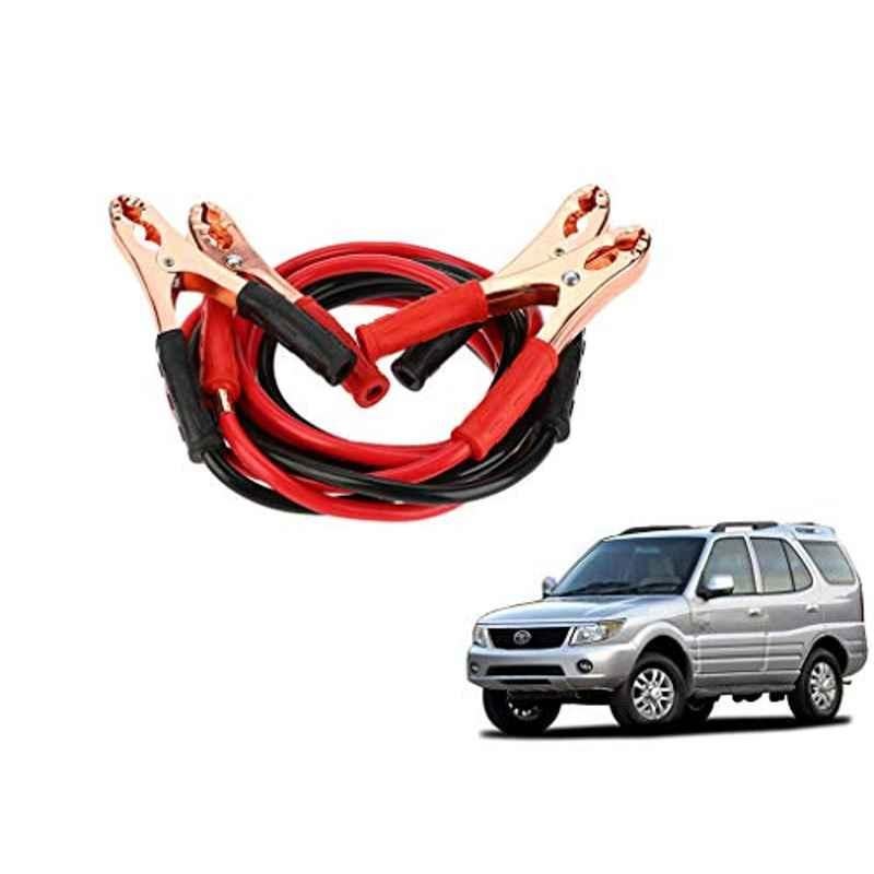 Kozdiko 7.5ft Copper Core Red & Black Heavy Duty Car Battery Booster Cable for Tata Safari