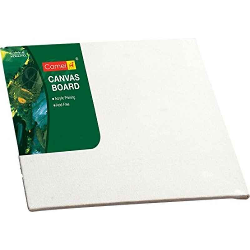 Camlin 35x45cm Canvas White Acrylic Primer Stretched Board, 2235804