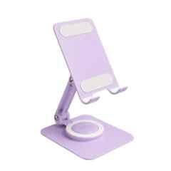 Onelife Flexi 360 Aluminium Alloy Purple Adjustable Mobile Holder Stand with 360 deg Rotation for Smartphones & Tablets