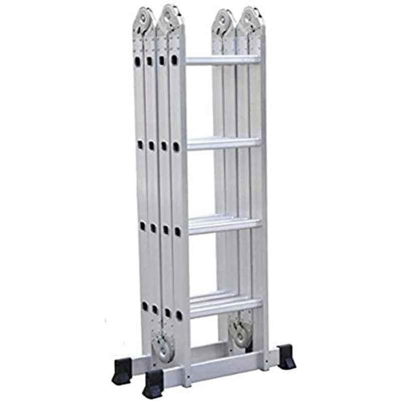 Abbasali 4.8m 16 Steps Aluminium Heavy Duty & Durable Multipurpose Ladder