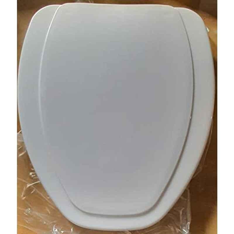 Buy Elegant Casa 43x36cm White Sleek Design Soft-Closing PP Toilet Seat  Cover, A-22 Online At Price ₹1563