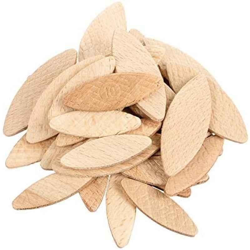 Abbasali 4mm 10 No Beechwood Brown Joining Biscuits (Pack of 100)