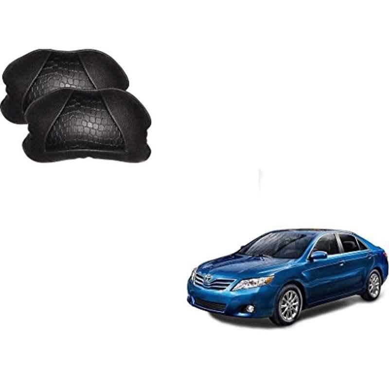 Kozdiko 2 Pcs Memory Foam Black Neck Rest Cushion Pillow Set for Toyota Camry