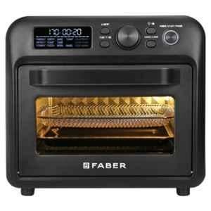 Faber FAO 20 Litre 1500W Mild Steel Black Air Fryer Oven with 2 Years Warranty, 116.0710.237