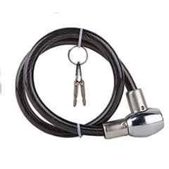 Meenu Arts Cable Lock for Bike, Helmet, Cycle and Luggage (Black)