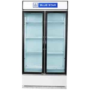 Blue Star 947 Litre White Direct Cool Double Door Visi Cooler with Temperature Settings, SC1000F/SC1000F-B