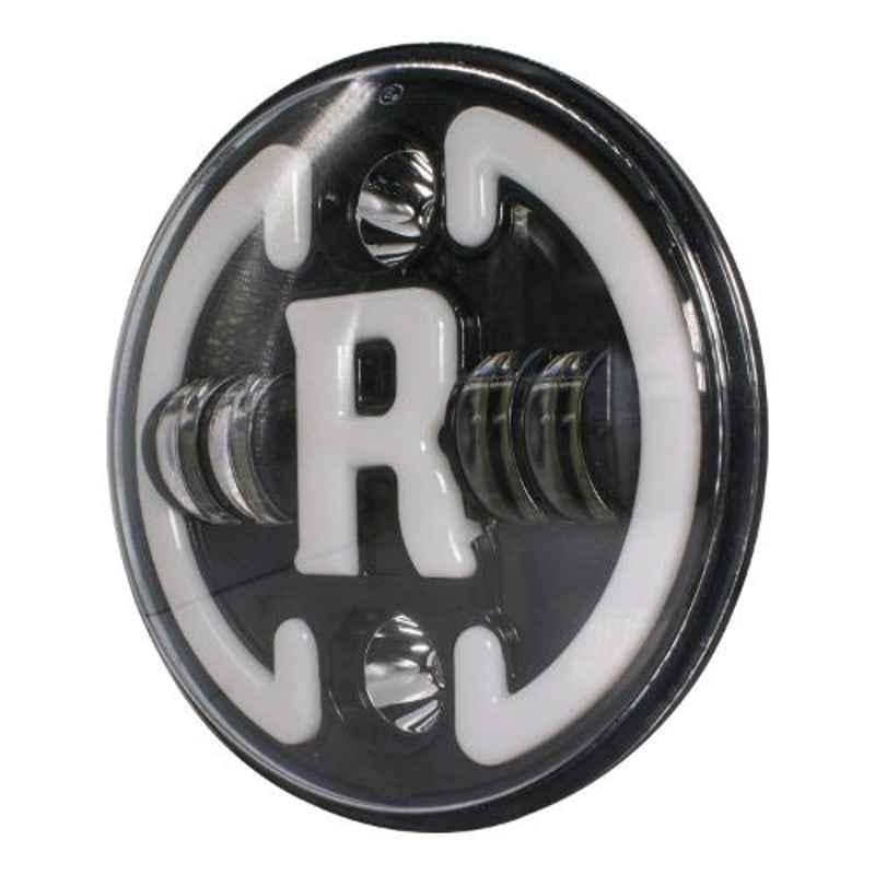 AllExtreme EX989H3 7 inch Hi-Low Beam & Angel Eye Full Ring Round LED Headlight