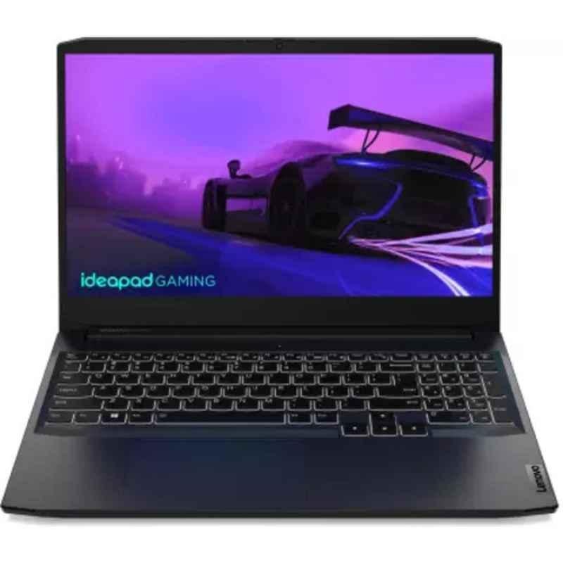 Lenovo IdeaPad Gaming 3 15IHU6 Shadow Black Laptop with Intel Core i5 8GB/1TB HDD/256GB SSD Win 11 MS Office & 15.6 inch Display, 82K101G0IN