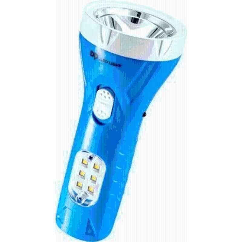 DP 1W 15cm Blue Rechargeable LED Torch, DP-9053B