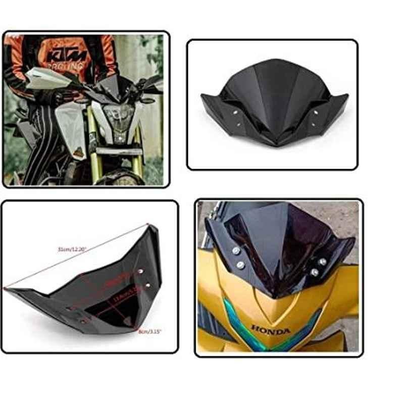 AOW Short Visor Glass Universal for All Honda Dio HET