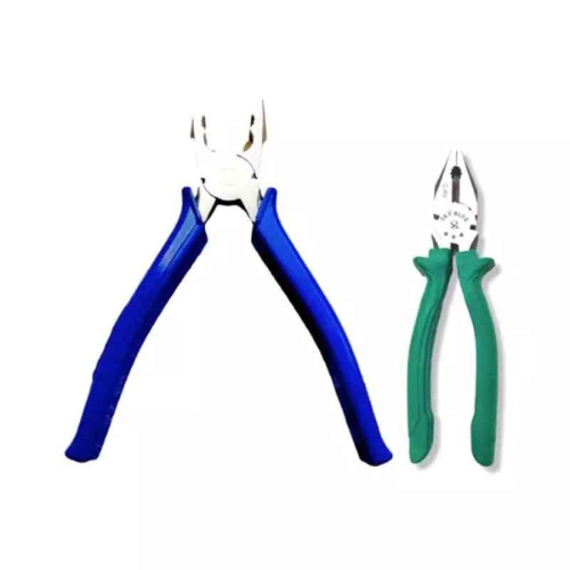 Sky Blue 2 Pcs 7.8 inch Lineman Plier Combo, SBE_PLIER_COMBOS_COMBO_092