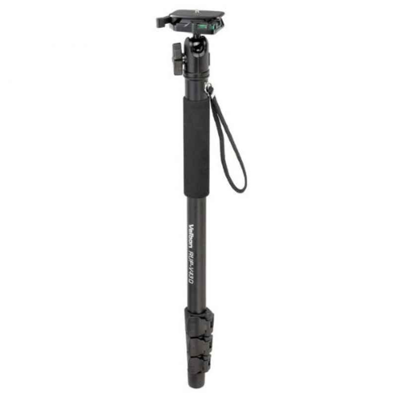Velbon 65.6 inch 4.4lb Aluminium 4 Section Monopod, RUPV43D