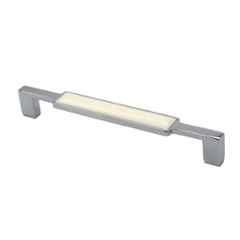 RAB 160mm Zinc White Chrome Finish Drawer Pull Handle, 301 (Pack of 2)