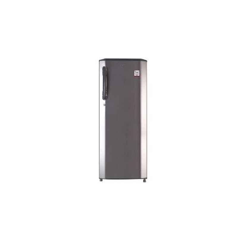 LG 270L 4 Star Shiny Steel Smart Inverter Refrigerator, GL-B281BPZX