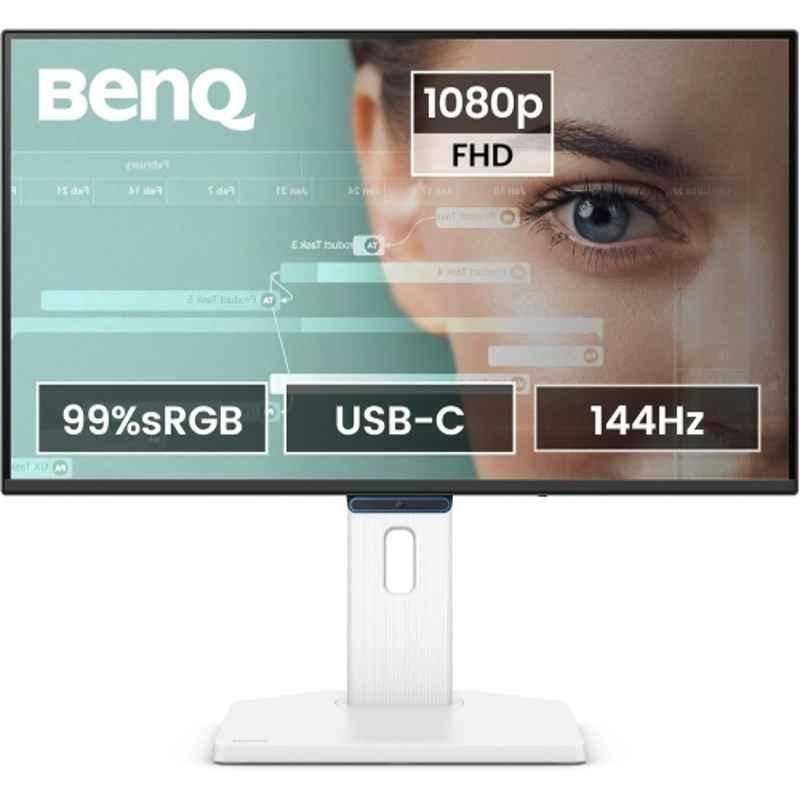 BENQ 23.8 inch 1920x1080p White FHD IPS Monitor for Home & Office, GW2490TC