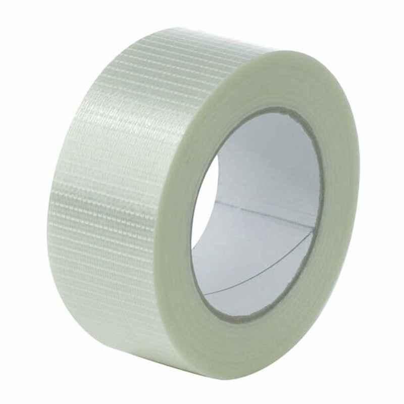 Apac Cross Filament Tape, 24 mmx50 Yards, 6 Rolls/Pack