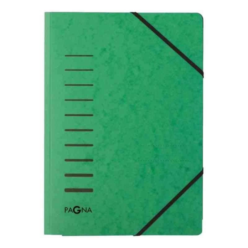 Pagna A4 Green Manila Folder with elastic fastener