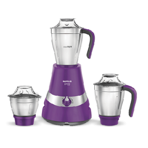 Havells Gracia 750W Purple Mixer Grinder with 3 Jars, GHFMGBNV075