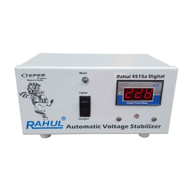 Rahul 1023 Dlx A 700VA 2.1A 140-280V 3 Step Automatic Voltage Stabilizer for Washing Machine & 90-220L Refrigerator