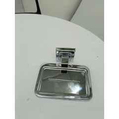 Plantex Soap Dish for Bathroom/304 Grade Stainless Steel Soap Case/Soap Holder/Soap Stand/Bathroom Accessories 2123, Chrome