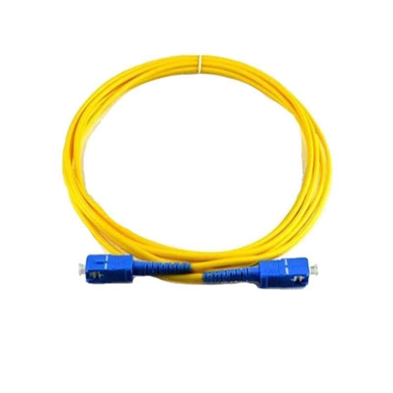 Syrotech FSMS-SCP-LCP-3M Yellow PVC Networking Patch Cable