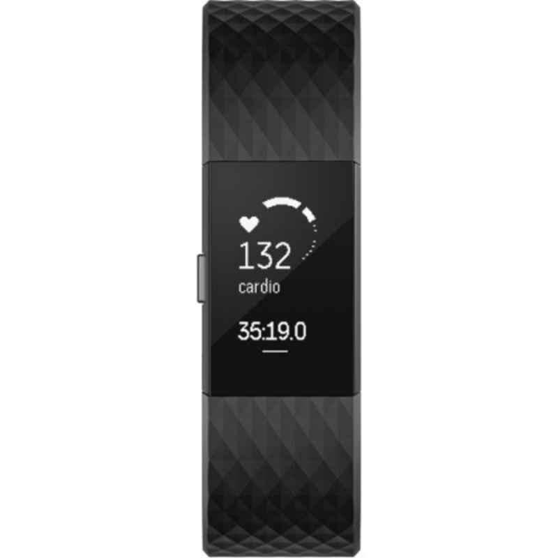 Fitbit Charge 2 Fitness Small Black Gunmetal Wristband, FB407GMBKS-EU