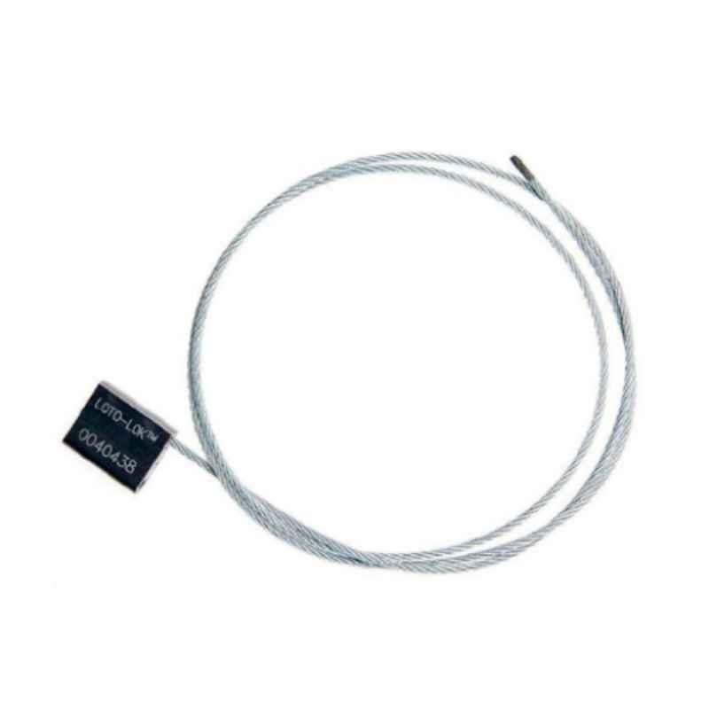 LOTO-LOK 2.5mm Aluminium & Zinc Body Black Car Seals, CS-BLK-1M