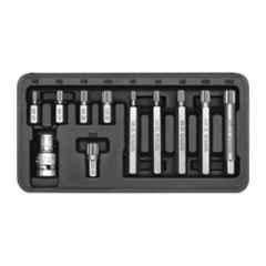 STREBITO Mini Ratchet Set 12-Piece 1/4 Ratchet Right Angle Screwdriver Set  Small Ratcheting Wrench 90 Degree Offset Screwdriver High Torque Low