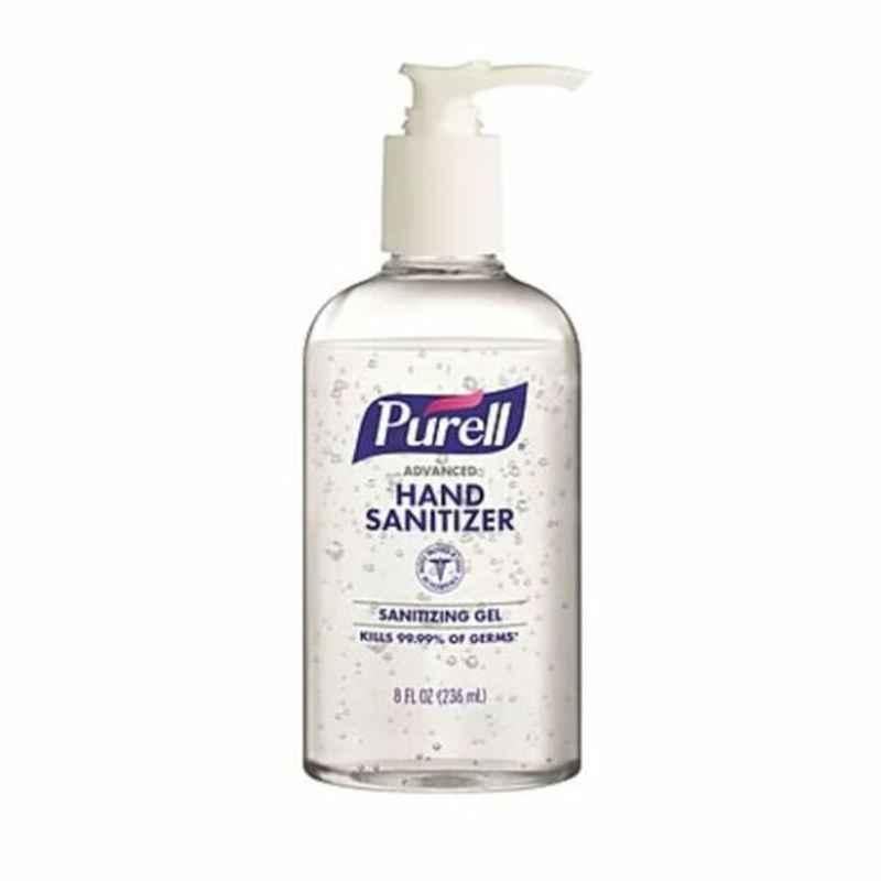 Purell Advanced Refreshing Gel Hand Sanitizer, 4040-12, 236ml, Clear