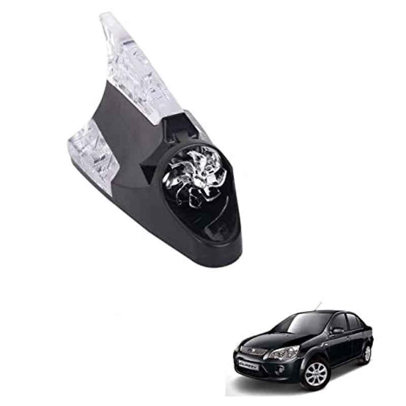 Kozdiko Black Auto Wind Power LED Light Shark Fin Car Antenna for Ford Fiesta Classic