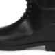 Hillson 11 Inch Chota Hathi Plain Toe Black Work Gumboots, Size: 9