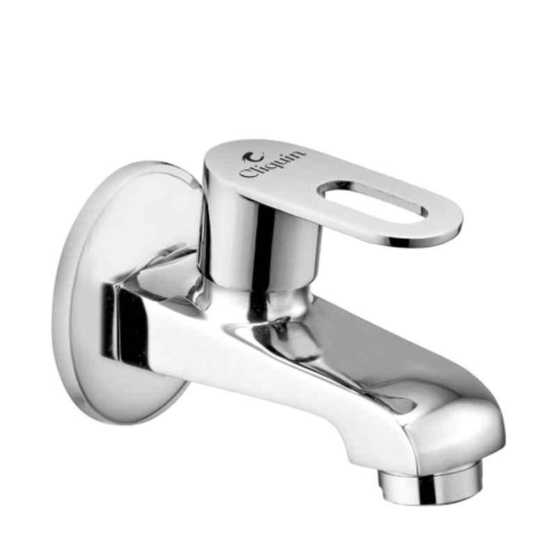 Cliquin Speed Venna Brass Silver Chrome Finish Wall Mount Bathroom Tap