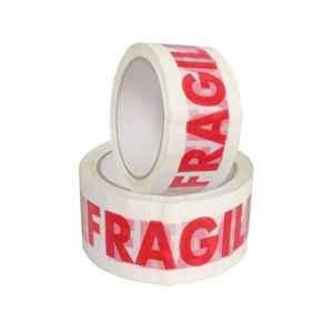 Primo 48mm 40 micron 65m Fragile Handle with Care Message Printed Tape (Pack of 12)
