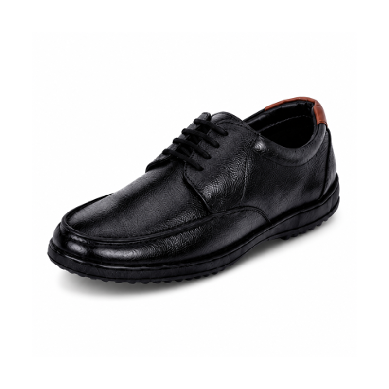 Acme Apogee Zenith International Hide Low Ankle Rubber Sole Black Safety Shoes, Size: 8.5