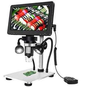 Microware 50-1200X Magnification 12MP 7 inch LCD Digital Microscope