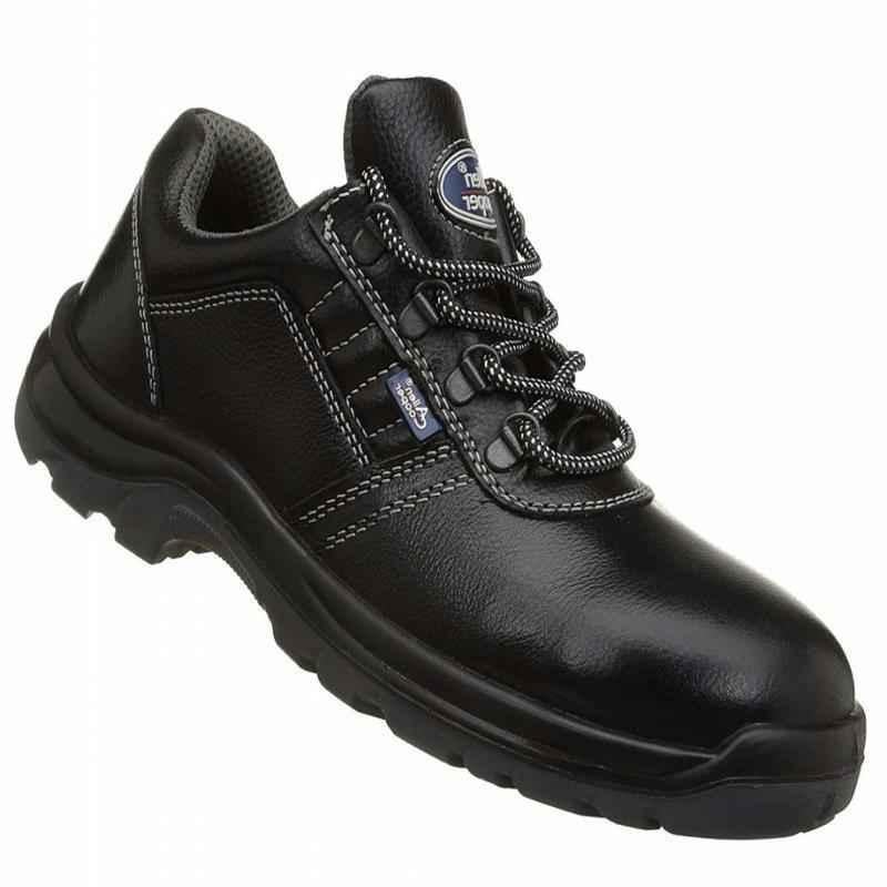 Allen Cooper AC-1267 Antistatic Steel Toe Black Work Safety Shoes, Size: 6