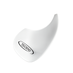 Techno 1mm Plastic White Pickguard Guitar Picks, RJ-GPS-96T