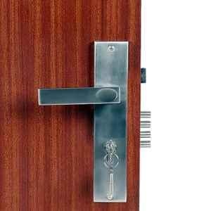 Handle Waala Fasino 10 inch 60mm Stainless Steel Satin Cylindrical Plate Both Side Key Mortise Door Lock Set