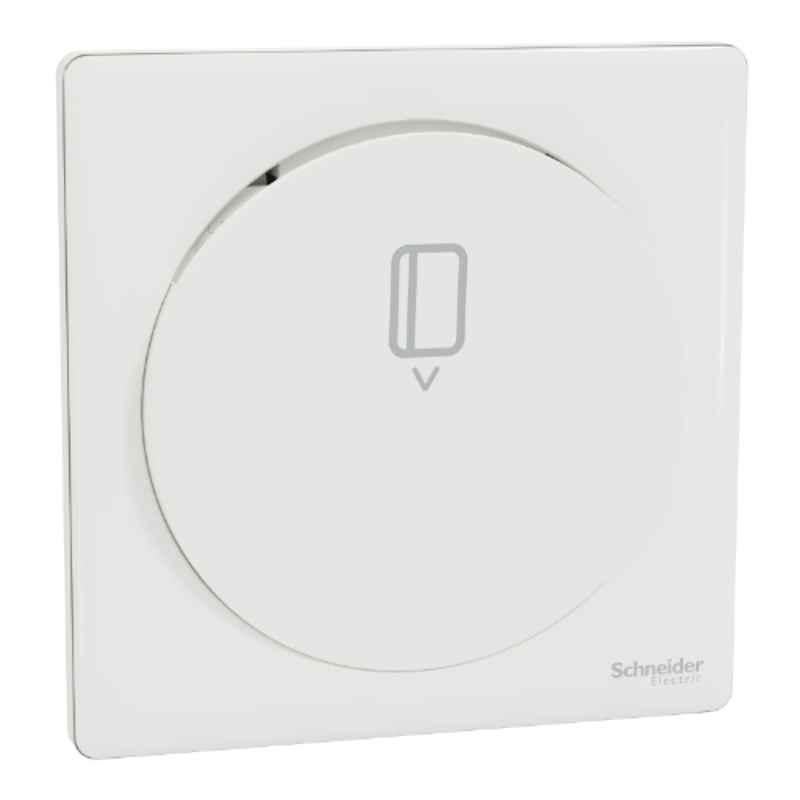 Schneider Electric Unica X 14A 250V Painted White Electronic Keycard Switch, NUX31EKT_PW