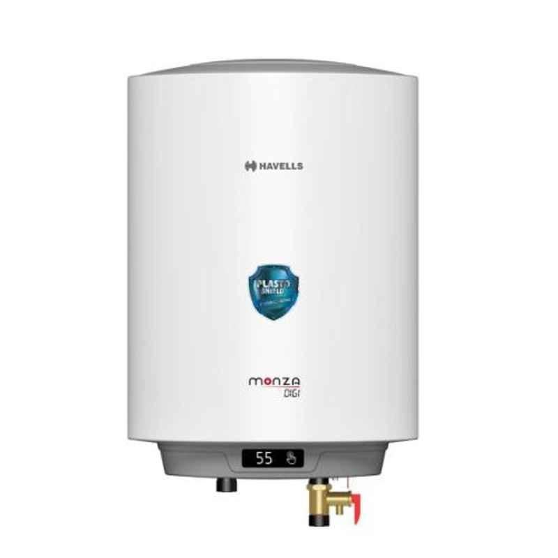 Buy Havells Monza Digi 15 Litre 2000W White Storage Water Heater GHWAMJSWH015 Online At Best Price On Moglix