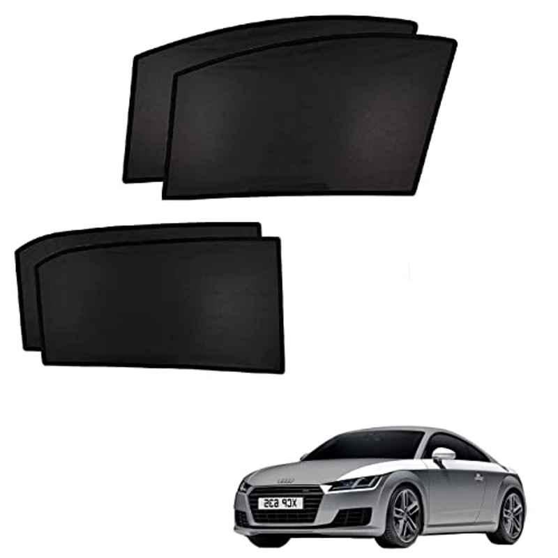Kozdiko 4 Pcs Custom Fit Non Magnetic Curtains Mesh Car Sun Shade Set for Audi TT