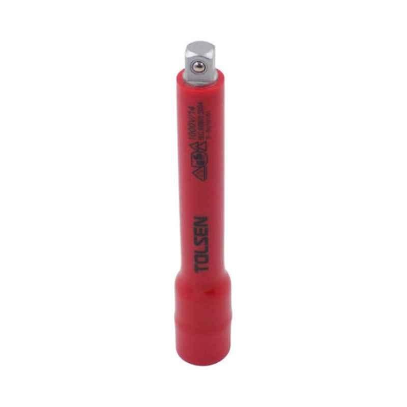 Tolsen 1/2 inch x 125mm VDE Dipped 1000V Insulated Extension Bar, 42303