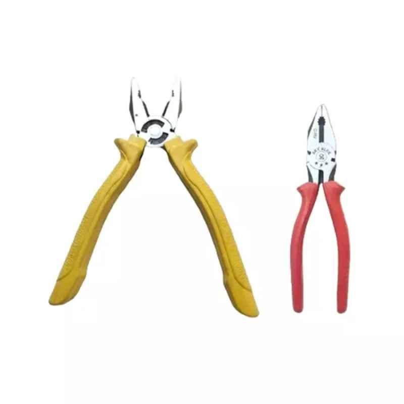 Sky Blue 2 Pcs 7.8 inch Lineman Plier Combo, SBE_PLIER_COMBO_MOD_01609