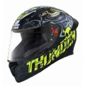 Studds Thunder D9 Matt Black N5 Full Face Motorcycle Helmet, Size: L