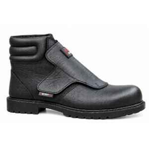 Perf Heat Weld Leather Steel Toe Welding Safety Shoes, Size: 5