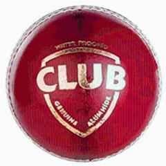 MK Sports Club Red Leather Cricket Ball