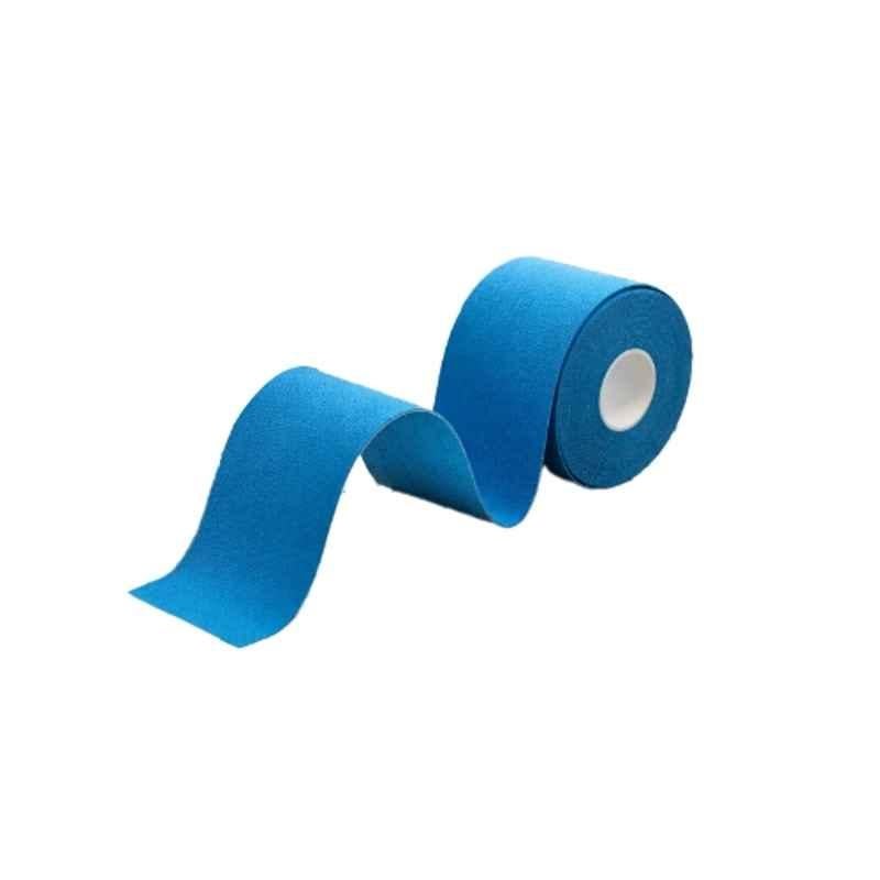Shopeleven 5mx5cm Cotton Blue Latex-Free Kinesiology Tape
