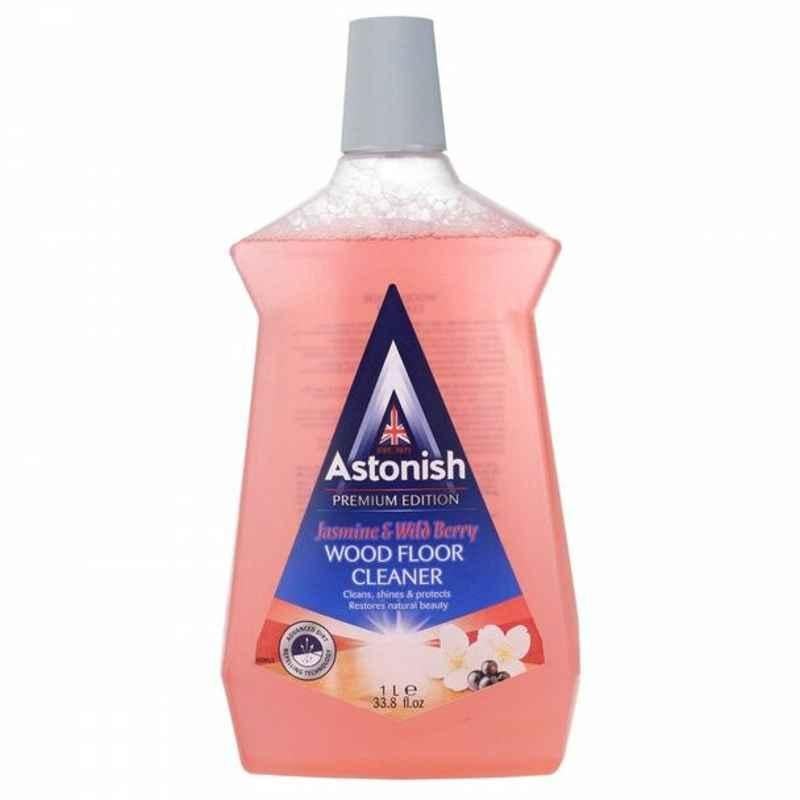 Astonish Wood Floor Cleaner, Jasmine and Wild Berry, 1 L